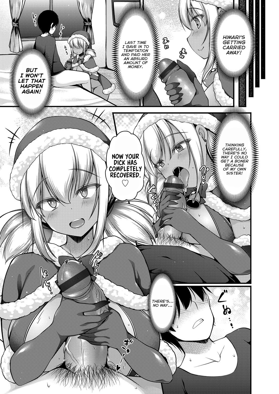 Hentai Manga Comic-A Story About When My Big Breasted Little Sister Visited Me From The Country In a Sex Santa Outfit-Read-5